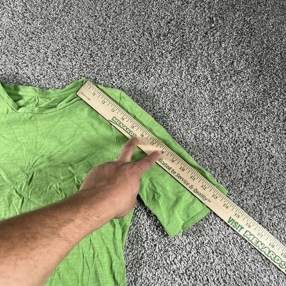 Eileen Fisher Shirt Womens‎ Petite XXS Green Organic Cotton Slub Crewneck Tee - Picture 6 of 11